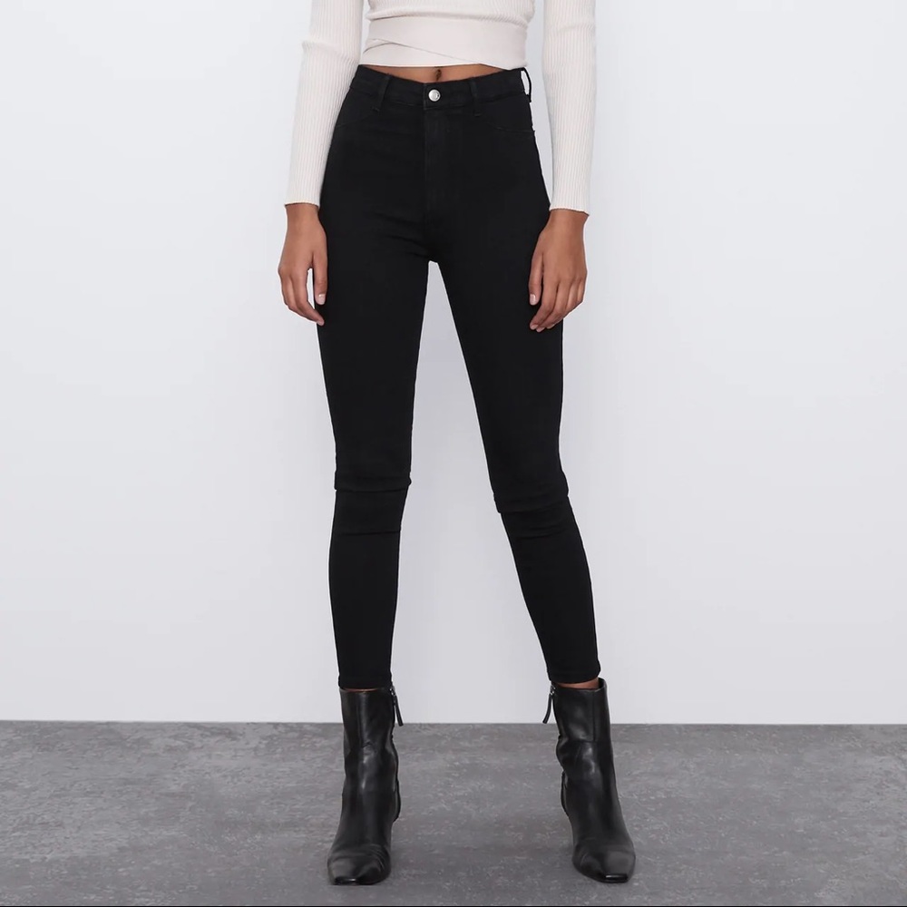 Zara high-rise stretchy Jeggings